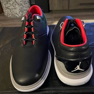 Jordan ADG 4 Spikeless Golf Shoe - Black/Red